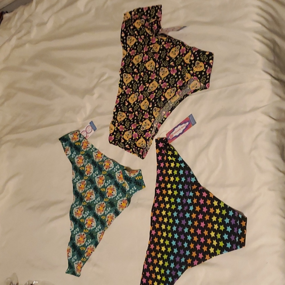 Cheek Boss Women's 3-Pack of Panties in Multicolor Size 2XL NWT